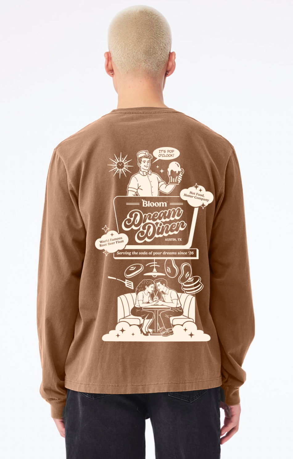 Long Sleeve Dream Diner T-Shirts